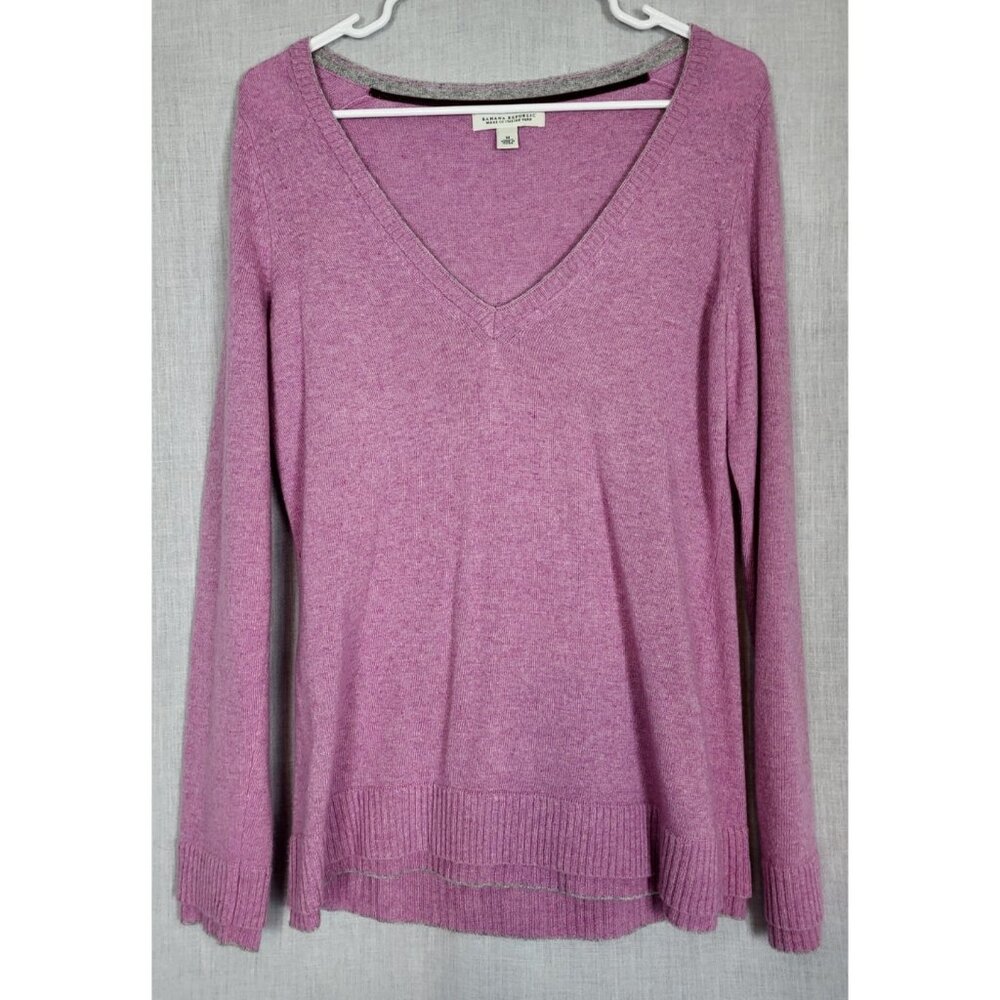 Banana Republic Wool Cashmere Blend Sweater Women's M Italian Yarn Spring Soft